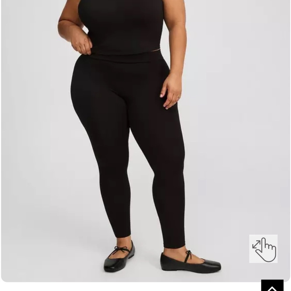 Torrid Black full length signature waist full length legging